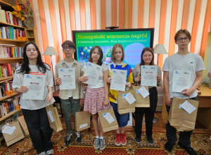 Laureaci powiatowego konkursu literackiego „Moja bezpieczna przystań”